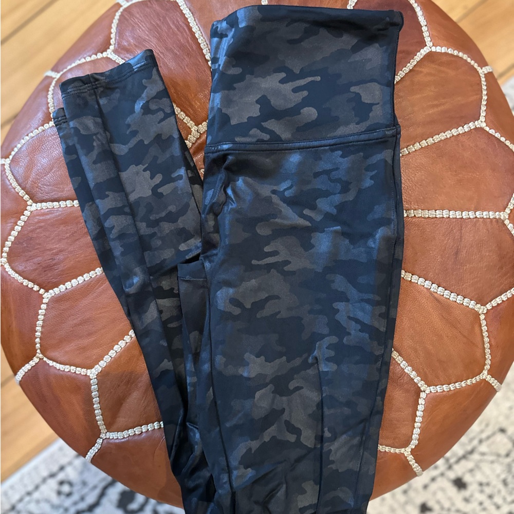Spanx Camo Black Leggings